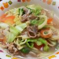 まんげつ5782L1's cooksnap of when they made 簡単手作りスープ♪絶品ちゃんぽん.