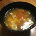 西ヶ原's cooksnap of when they made トマトともずくの中華風玉子スープ.