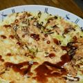 とうにゅう　パン's cooksnap of when they made もちとチーズ入り山芋鉄板焼.
