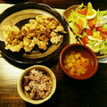 もみじ⭐'s cooksnap of when they made 簡単夕食！ポークステーキ。キウイソース.