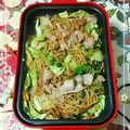 sakuraロゼット's cooksnap of when they made プレートで野菜たっぷり焼きそば☆.