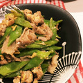 ＊みっぽこ＊'s cooksnap of when they made 豚肉オイマヨ炒め☆～絹さや ・ 人参と～.