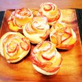 mie8mie's cooksnap of when they made アップルローズパン.