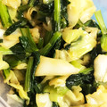 ＊とし＊'s cooksnap of when they made 小松菜とキャベツのオイスターソース炒め.