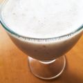 kamepanpan's cooksnap of when they made 白ごま入り豆乳バナナスムージー.