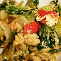 ○ななこ○'s cooksnap of when they made 彩り鮮やかチンゲン菜と卵のささっと炒め.
