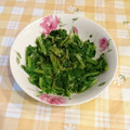 オレンジリング's cooksnap of when they made かき菜のわさび和え.