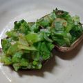milestone★'s cooksnap of when they made 椎茸のねぎ塩のっけ.