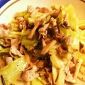 keco5's cooksnap of when they made 春キャベツとエリンギのポン酢炒め.