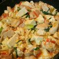 逆さナマズ's cooksnap of when they made 鶏胸肉と豆腐の玉子とじ.