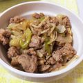 ぴあの＊'s cooksnap of when they made ニラと豚ひき肉の炒め.