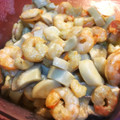 cometubu's cooksnap of when they made えび＆エリンギ♡レモンマヨ炒め.
