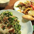 杏華☆'s cooksnap of when they made ♪豆腐のオクラ茗荷しそおかかのせ♪.