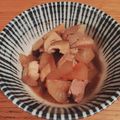 mebaco☆'s cooksnap of when they made 鶏大根の煮物＊節約生活.