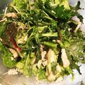 たなかno's cooksnap of when they made 彩り野菜と蒸し鶏の簡単サラダ.