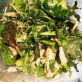 たなかno's cooksnap of when they made 彩り野菜と蒸し鶏の簡単サラダ.