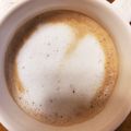 chi_☆'s cooksnap of when they made 簡単ハートのカフェ・ラテアート.