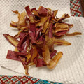haturi's cooksnap of when they made 【農家のレシピ】さつまいもの皮チップス.