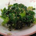 やぎえ's cooksnap of when they made 冬の楽しみ♪ちぢみほうれん草の胡麻和え.