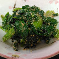 やぎえ's cooksnap of when they made 冬の楽しみ♪ちぢみほうれん草の胡麻和え.