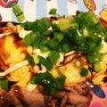 DX吉田's cooksnap of when they made もやしと豚肉のとん平焼き.
