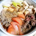ＴＯＭＯＷＡＴ's cooksnap of when they made トマト入り牛すき煮.