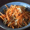 しのざくら's cooksnap of when they made 人参とシラス（ジャコ）のキンピラ.