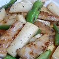 南禅寺きなこ's cooksnap of when they made 長芋と豚肉のサッパリ炒め（ノ´▽`）人.