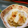 ☆Haru☆☆'s cooksnap of when they made 白菜の漬物の生姜、鰹節合え.