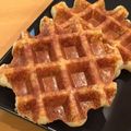 ChunChun☆≡'s cooksnap of when they made ワッフルメーカーでかりもちじゃがいも餅♡.