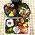 ともすけ412's cooksnap of when they made ごはんが進む！いんげんとにんじんの肉巻き.