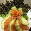んにゃっき's cooksnap of when they made スモークサーモンとアボカドのカルパッチョ.