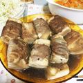 ま・д・な's cooksnap of when they made 簡単★肉巻き豆腐の照り焼き.