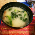 wendy1031's cooksnap of when they made 白味噌で、えのきとほうれん草のお味噌汁.