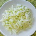 かずのにゃんこ's cooksnap of when they made 最速のレンジでオニオンスライスの辛み抜き.