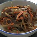 akanet223's cooksnap of when they made 超常備菜！子供が頬張るきんぴらごぼう☆.