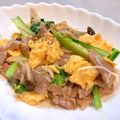 akop610's cooksnap of when they made フライパンひとつで！豚バラしらす和風炒め.