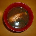 ちっはりん's cooksnap of when they made 甘エビの頭で♬コクうま味噌汁.