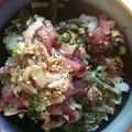 ★くまた★☆'s cooksnap of when they made かつおのごまたたき丼.