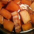 シェろくろく's cooksnap of when they made ✩トロトロ絶品豚の角煮✩～大根添え～.