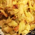 Sat2513's cooksnap of when they made ★ｷｬﾍﾞﾂのｺﾞﾏ味噌ﾏﾖ玉炒め★.