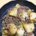 risamoya's cooksnap of when they made ＊苦手克服！！大根のそぼろあんかけ＊.