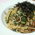 あかちん★'s cooksnap of when they made きのこと山菜の和風パスタ.