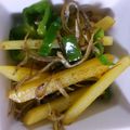 クックOYTSP1☆'s cooksnap of when they made 簡単❗️新ジャガ ピーマンのジャコ炒め.