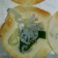 おケロ☆'s cooksnap of when they made ＊餃子の皮でシラスとねぎのピザ＊.