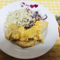 はるもん♩'s cooksnap of when they made 鶏ムネ肉＋卵で簡単やわらか、チキンソテー.