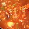kurukurumin's cooksnap of when they made 豆まめいっぱい茄子とトマトのカレースープ.