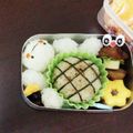 como925's cooksnap of when they made ★簡単キャラ弁★３Dカメさんおにぎり.