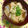 ふたごゆき's cooksnap of when they made 高野豆腐と白菜の味噌汁.