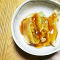 yuiw43's cooksnap of when they made 白菜と鶏ひき肉の薄揚げ包み。.